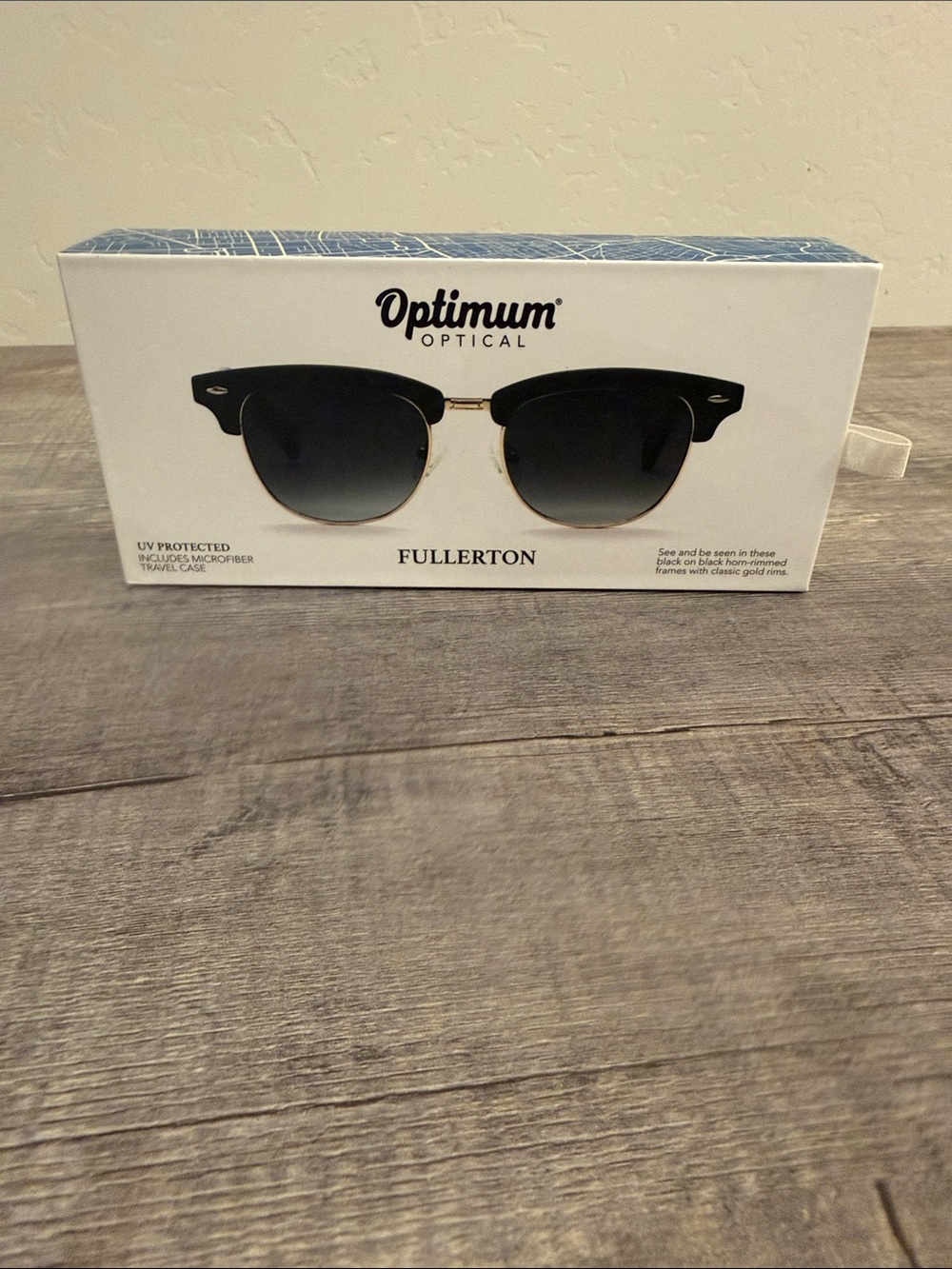 Fullerton Men's Black Sunglasses